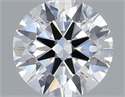 Lab Grown Diamond 1.02 Carats, Round with Excellent Cut, D Color, SI1 Clarity and Certified by IGI