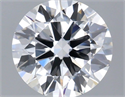 Lab Grown Diamond 1.24 Carats, Round with Ideal Cut, D Color, VVS2 Clarity and Certified by IGI