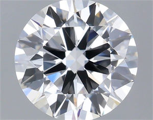 Picture of Lab Grown Diamond 1.24 Carats, Round with Ideal Cut, D Color, VVS2 Clarity and Certified by IGI