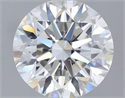 Lab Grown Diamond 1.24 Carats, Round with Excellent Cut, E Color, VVS2 Clarity and Certified by IGI