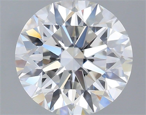 Picture of Lab Grown Diamond 1.24 Carats, Round with Excellent Cut, E Color, VVS2 Clarity and Certified by IGI