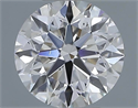 Natural Diamond 0.80 Carats, Round with Very Good Cut, H Color, VS2 Clarity and Certified by IGI
