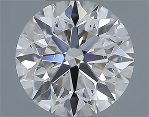 Picture of Natural Diamond 0.80 Carats, Round with Very Good Cut, H Color, VS2 Clarity and Certified by IGI