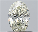 Diamante Natural 0.52 quilates, Ovalado , Color J, claridad VVS1 y certificado IGI