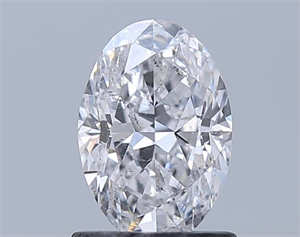 Foto Diamante Natural 1.00 quilates, Ovalado , Color E, claridad SI2 y certificado GIA de