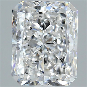 Foto Diamante Natural 3.25 quilates, Radiante , Color F, claridad SI2 y certificado GIA de