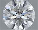 Natural Diamond 0.45 Carats, Round with Excellent Cut, E Color, VVS1 Clarity and Certified by GIA