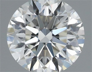 Picture of Natural Diamond 0.42 Carats, Round with Excellent Cut, I Color, VVS1 Clarity and Certified by GIA