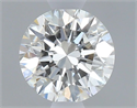 Natural Diamond 0.50 Carats, Round with Excellent Cut, H Color, VVS1 Clarity and Certified by GIA