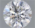 Natural Diamond 0.45 Carats, Round with Excellent Cut, F Color, SI1 Clarity and Certified by GIA