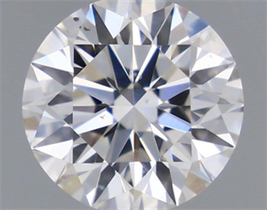 Foto Diamante Natural 0.46 quilates, Redondo , Color F, claridad SI1 y certificado GIA de