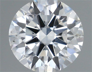 Foto Diamante Natural 0.60 quilates, Redondo , Color F, claridad SI1 y certificado GIA de