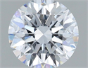Del inventario de diamantes de laboratorio, 1.24 quilates, Redondo , Color F, claridad VS1 y certificado IGI
