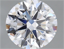Lab Grown Diamond 3.81 Carats, Round with Excellent Cut, E Color, VVS1 Clarity and Certified by IGI