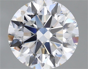 Picture of Lab Grown Diamond 3.81 Carats, Round with Excellent Cut, E Color, VVS1 Clarity and Certified by IGI