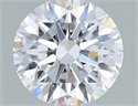 Del inventario de diamantes de laboratorio, 1.24 quilates, Redondo , Color D, claridad VVS2 y certificado IGI