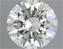 Natural Diamond 0.90 Carats, Round with Very Good Cut, K Color, SI1 Clarity and Certified by IGI