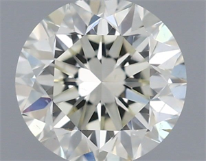 Picture of Natural Diamond 0.70 Carats, Round with Very Good Cut, J Color, VS2 Clarity and Certified by IGI