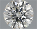 Natural Diamond 0.60 Carats, Round with Excellent Cut, J Color, VS2 Clarity and Certified by IGI