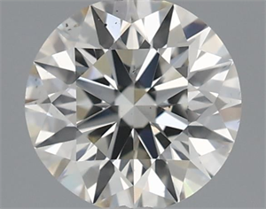 Picture of Natural Diamond 0.60 Carats, Round with Excellent Cut, J Color, VS2 Clarity and Certified by IGI