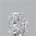 Natural Diamond 1.21 Carats, Radiant with  Cut, D Color, SI2 Clarity and Certified by GIA