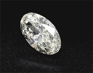 Picture of Natural Diamond 0.50 Carats, Oval with  Cut, G Color, SI2 Clarity and Certified by GIA