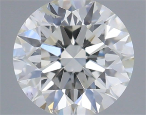 Foto Diamante Natural 0.41 quilates, Redondo , Color I, claridad SI2 y certificado GIA de