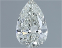 Natural Diamond 0.51 Carats, Pear with  Cut, I Color, VVS1 Clarity and Certified by IGI