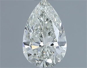 Picture of Natural Diamond 0.51 Carats, Pear with  Cut, I Color, VVS1 Clarity and Certified by IGI