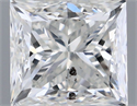 Natural Diamond 1.01 Carats, Princess with  Cut, H Color, SI2 Clarity and Certified by IGI