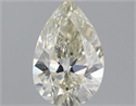 Natural Diamond 1.00 Carats, Pear with  Cut, L Color, SI2 Clarity and Certified by IGI