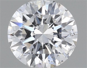 Picture of Natural Diamond 0.45 Carats, Round with Excellent Cut, E Color, SI2 Clarity and Certified by GIA