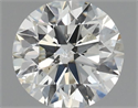 Natural Diamond 0.70 Carats, Round with Excellent Cut, K Color, I1 Clarity and Certified by GIA