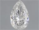Natural Diamond 0.73 Carats, Pear with  Cut, F Color, I1 Clarity and Certified by GIA