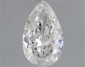 Picture of Natural Diamond 0.73 Carats, Pear with  Cut, F Color, I1 Clarity and Certified by GIA