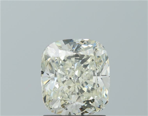 Foto Diamante Natural 1.89 quilates, Del cojín , Color J, claridad VVS2 y certificado HRD de