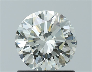 Foto Diamante Natural 1.01 quilates, Redondo , Color J, claridad VVS1 y certificado HRD de