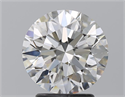 Natural Diamond 2.53 Carats, Round with Excellent Cut, H Color, VS1 Clarity and Certified by GIA