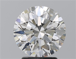 Picture of Natural Diamond 2.53 Carats, Round with Excellent Cut, H Color, VS1 Clarity and Certified by GIA