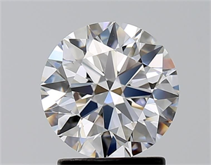 Picture of Natural Diamond 1.72 Carats, Round with Excellent Cut, E Color, VVS2 Clarity and Certified by GIA