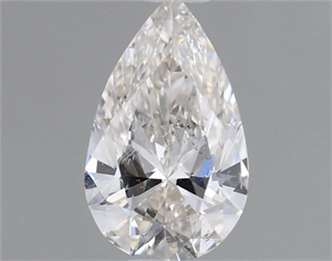 Picture of Natural Diamond 0.50 Carats, Pear with  Cut, J Color, SI2 Clarity and Certified by GIA