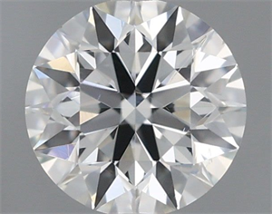 Picture of Natural Diamond 0.40 Carats, Round with Excellent Cut, G Color, SI1 Clarity and Certified by IGI