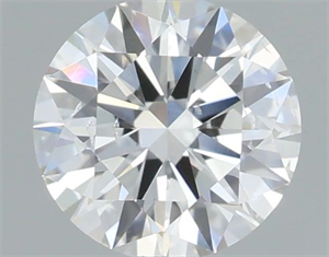 Picture of Natural Diamond 0.40 Carats, Round with Excellent Cut, H Color, SI1 Clarity and Certified by IGI