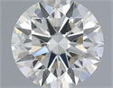 Natural Diamond 0.41 Carats, Round with Excellent Cut, H Color, SI1 Clarity and Certified by IGI