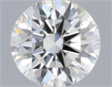 Natural Diamond 0.41 Carats, Round with Excellent Cut, H Color, SI1 Clarity and Certified by IGI