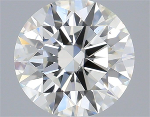 Picture of Natural Diamond 0.41 Carats, Round with Excellent Cut, H Color, SI1 Clarity and Certified by IGI