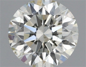 Picture of Natural Diamond 0.53 Carats, Round with Excellent Cut, I Color, SI1 Clarity and Certified by IGI