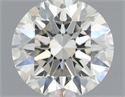 Natural Diamond 0.53 Carats, Round with Excellent Cut, I Color, SI1 Clarity and Certified by IGI