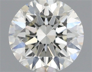Picture of Natural Diamond 0.53 Carats, Round with Excellent Cut, I Color, SI1 Clarity and Certified by IGI