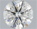 Natural Diamond 0.51 Carats, Round with Excellent Cut, I Color, SI2 Clarity and Certified by IGI